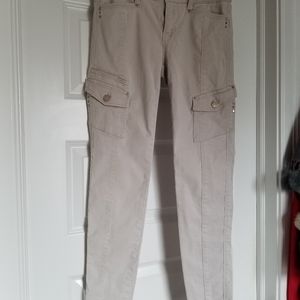 Tan White House Black Market Cargo Pants